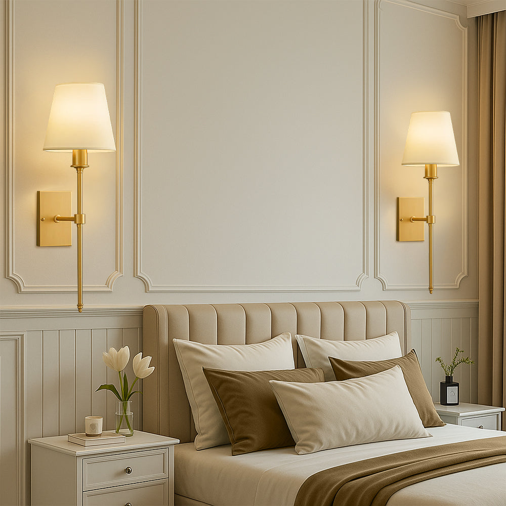 (2-Pack) Rechargeable Wireless Wall Light