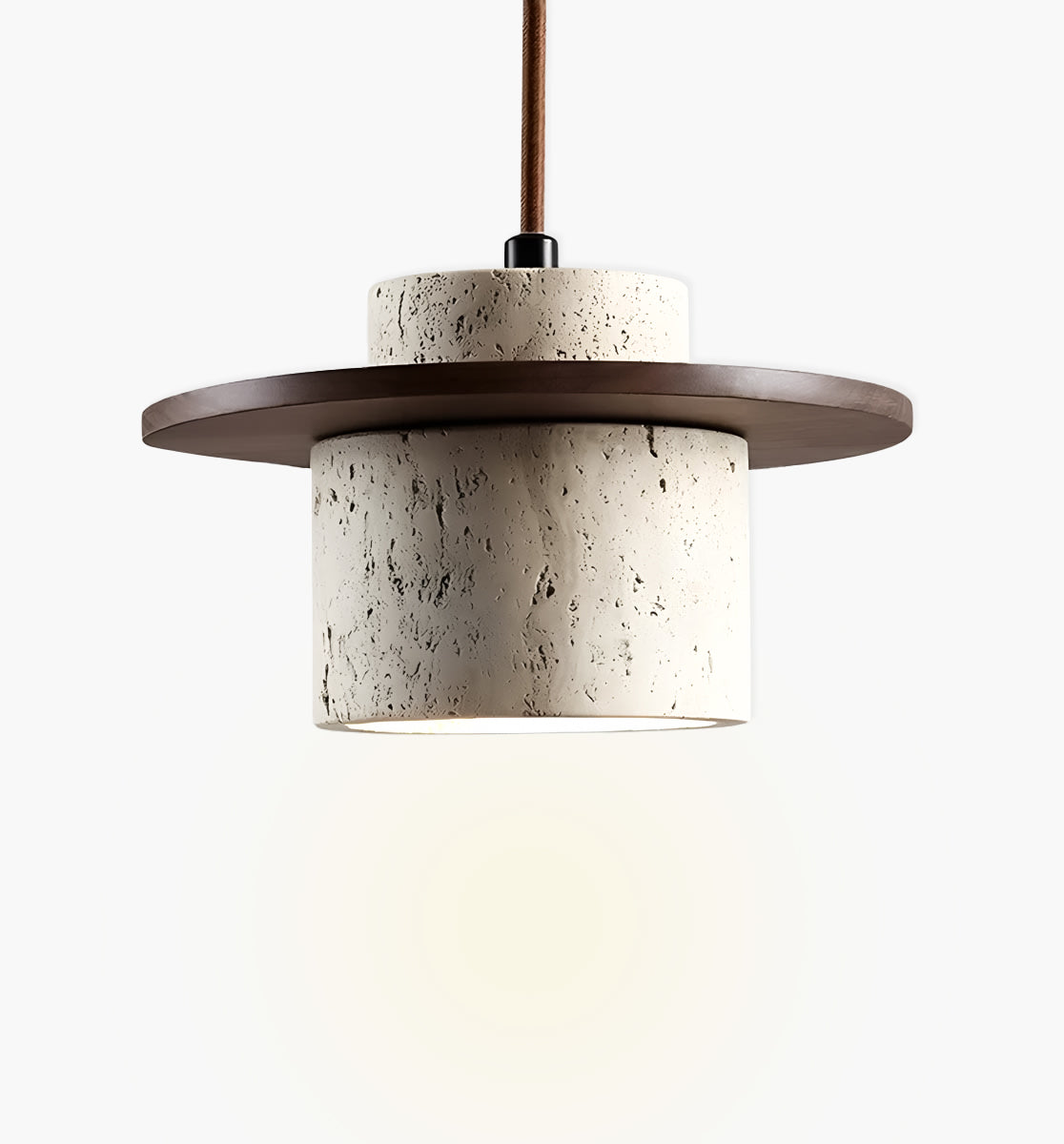 Travertine Stone Pendant Light