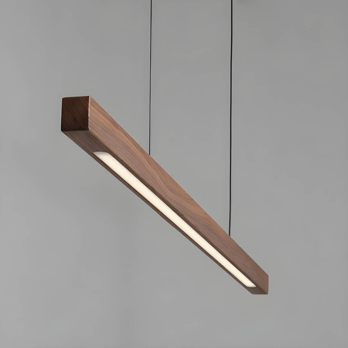 Wood Bar Pendant Light
