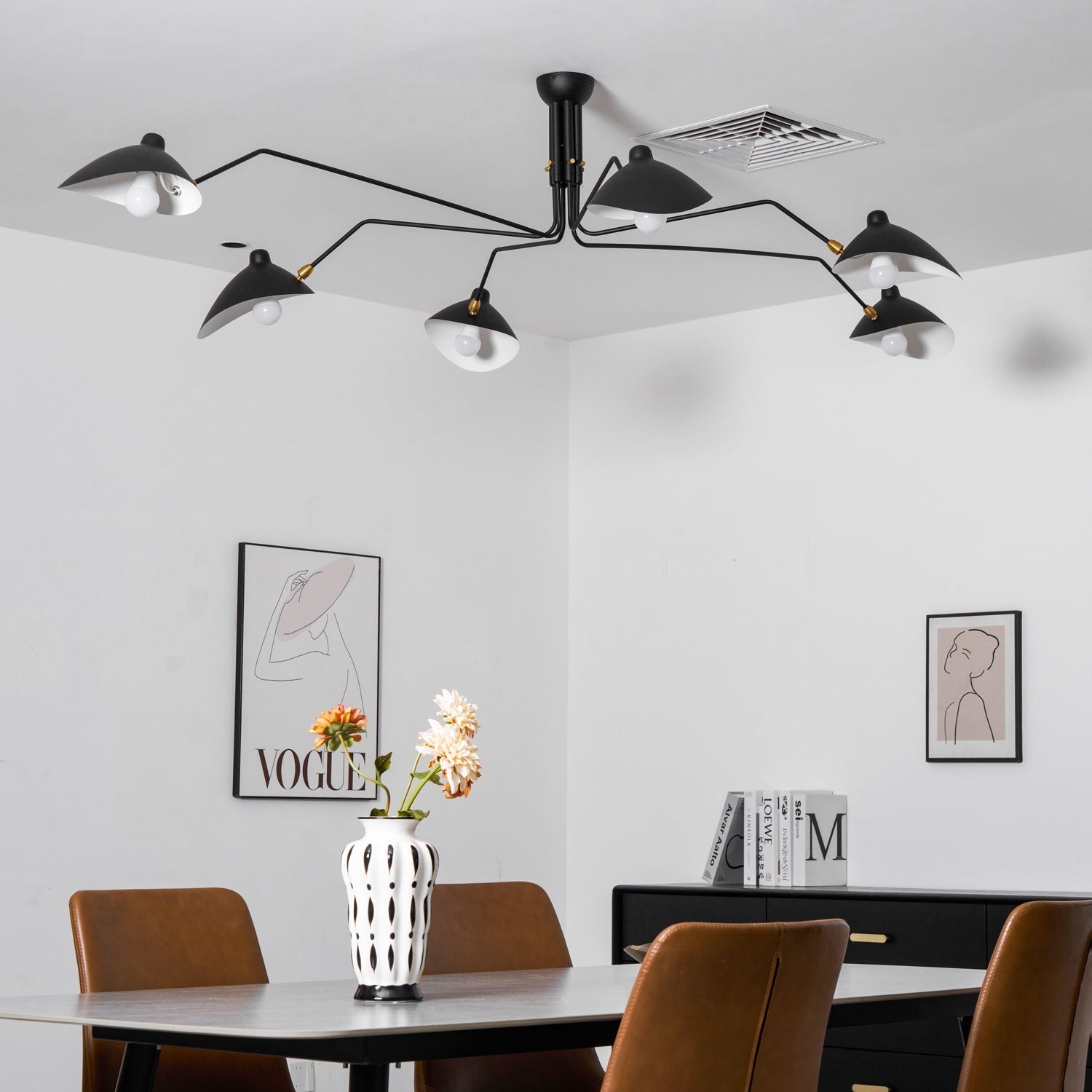 Serge Mouille Ceiling Light