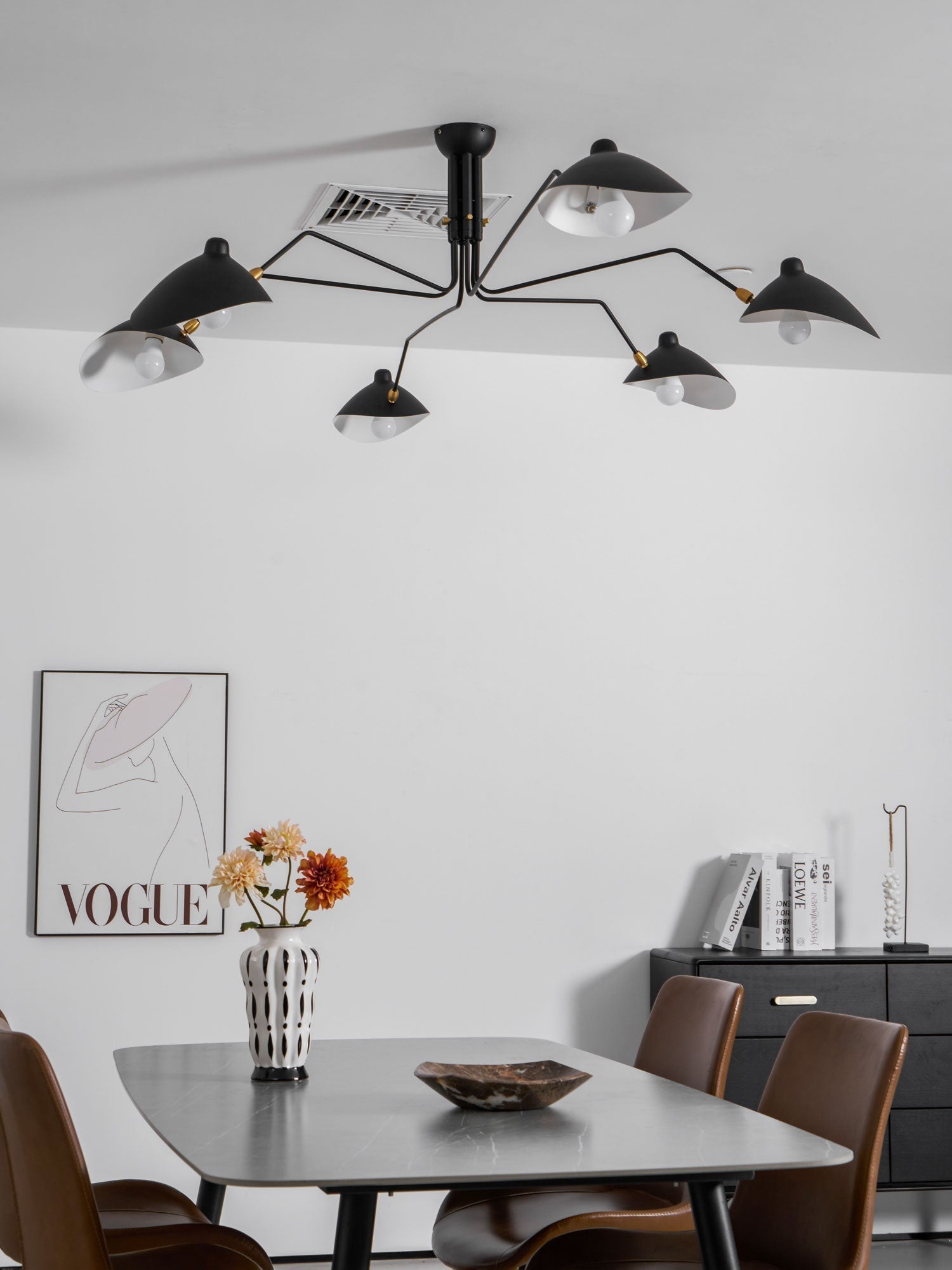 Serge Mouille Ceiling Light
