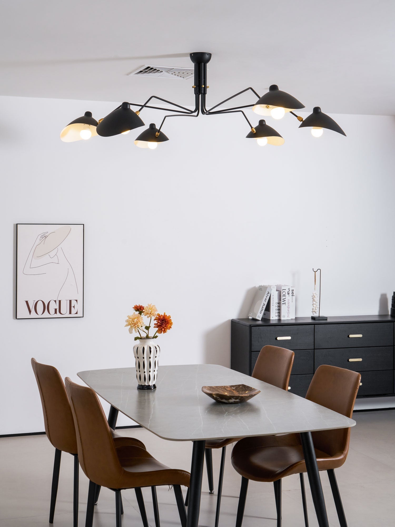 Serge Mouille Ceiling Light