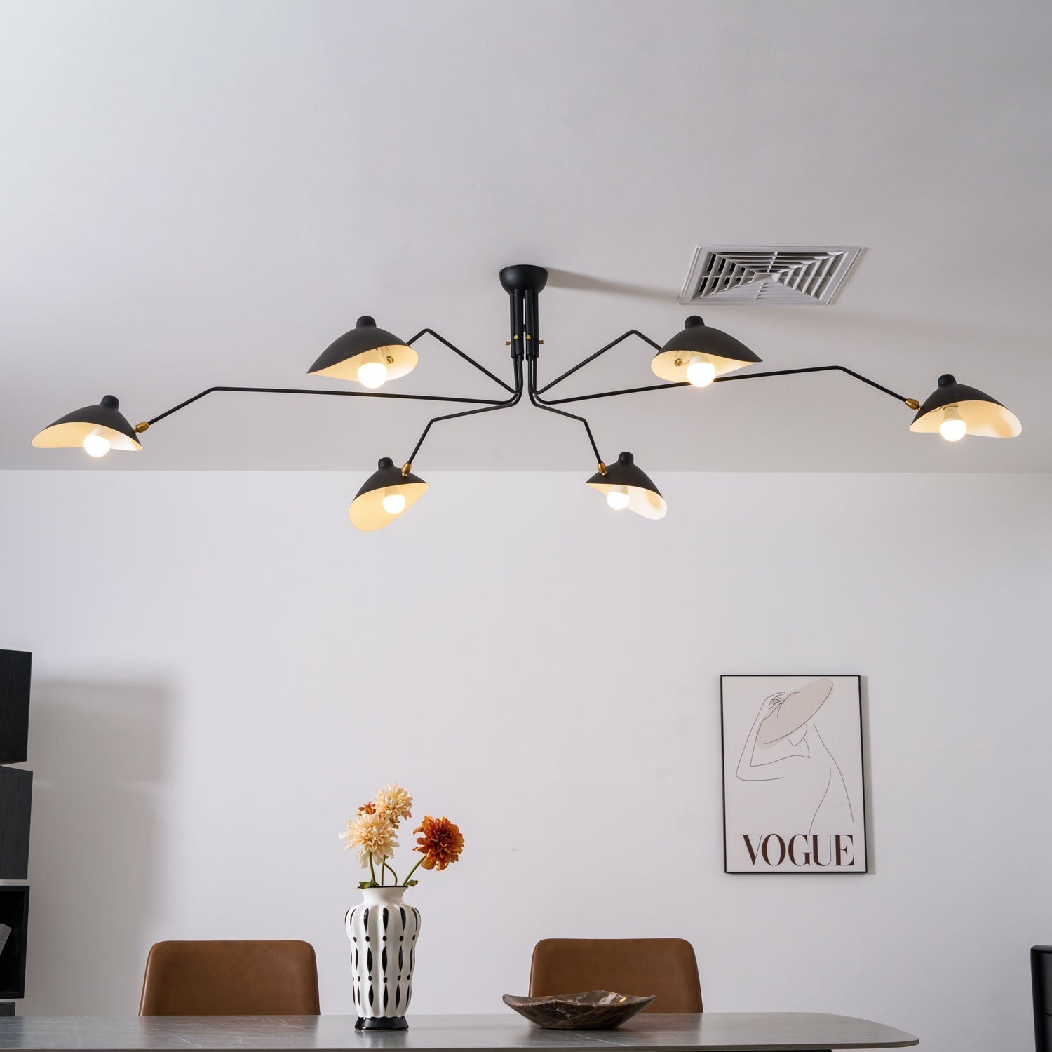 Serge Mouille Ceiling Light