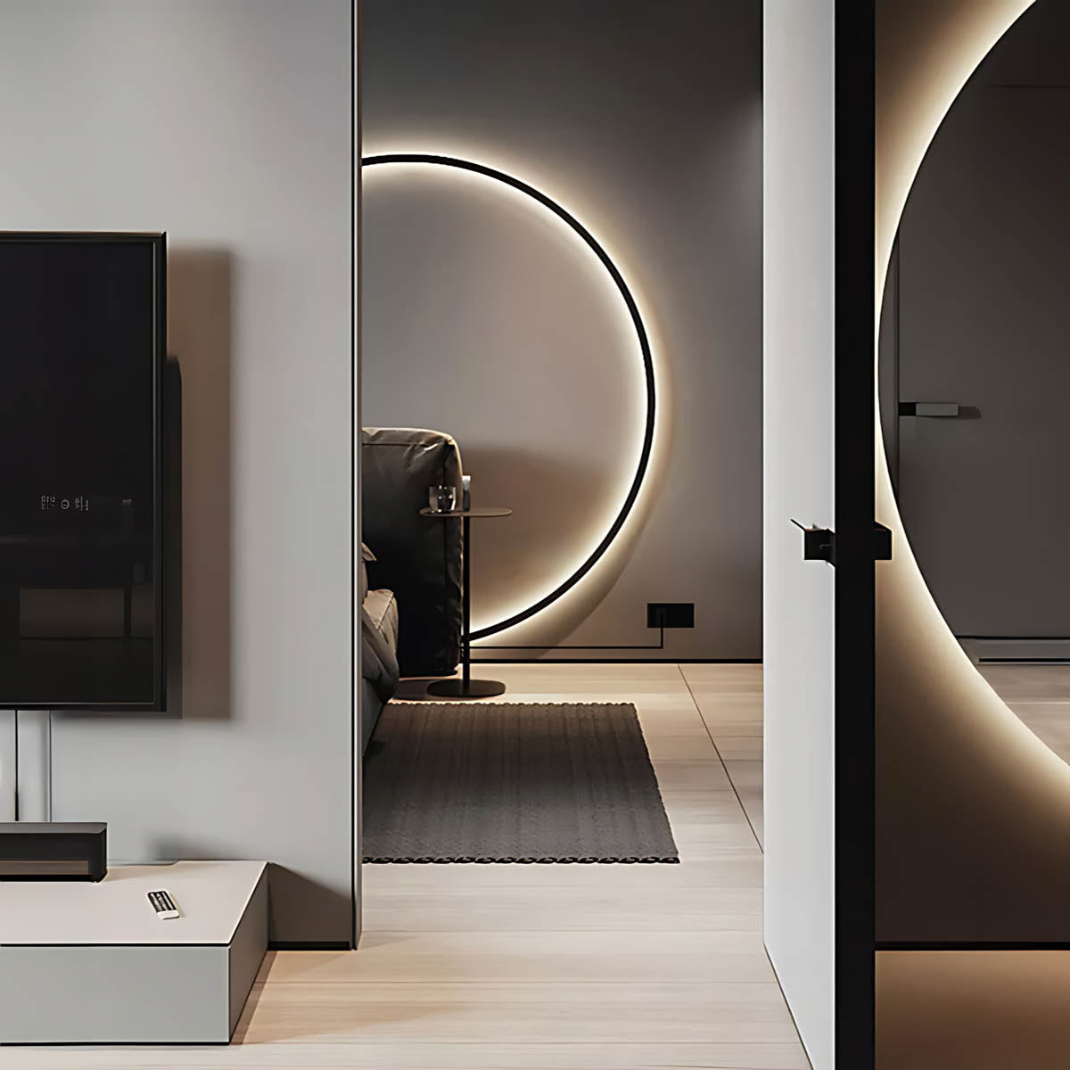 Hirid Round Wall Light