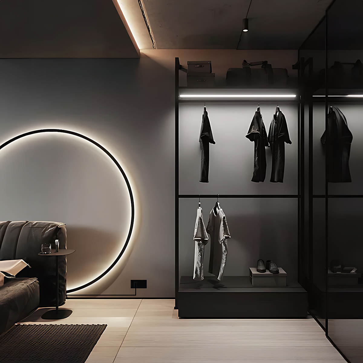 Hirid Round Wall Light